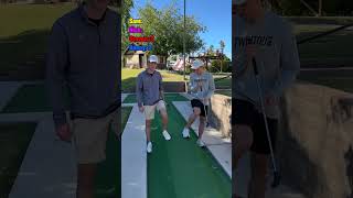 We Built A Mini Golf Hole Using OURSELVES w Twin Tour [upl. by Jarlen]