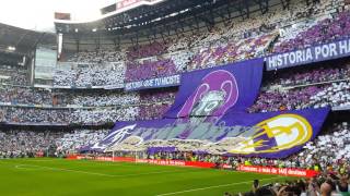 MadridampBarça Despliegue del Tifo e himno de quotLa Décimaquot 25102014 [upl. by Nyvlem700]