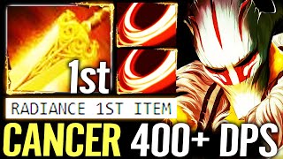 🔥 CANCER JUGGERNAUT IS BACK — Radiance 1st Item 400 DPS Burning Meta TOP RANK Dota 2 Pro [upl. by Torbert]