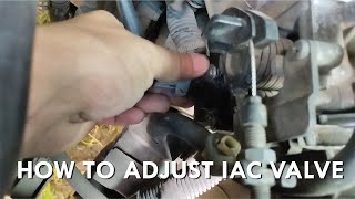 How to Adjust Idle Air Control IAC Valve [upl. by Anderegg764]