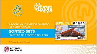 Sorteo Mayor No 3875 quotAlusivo al programa de Mejoramiento Urbanoquot [upl. by Lowenstern]