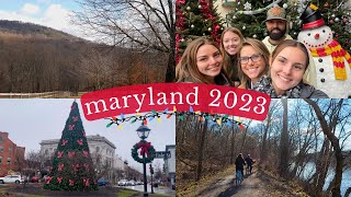 home for the holidays  a maryland vlog [upl. by Yseulta]