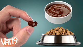 Dog Food or Chocolate Pudding A Spin And Eat Challenge  VAT19 [upl. by Snowber]