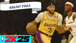 NBA 2K25  Bailout Fouls [upl. by Frederich]