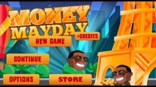 Side Scroller Game Money Mayday iPad App Review and Gameplay Video [upl. by Chemush]