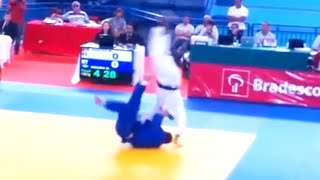 You rarely see heavyweight doing this throw  David Mouras Tomoe Nage [upl. by Anoid]