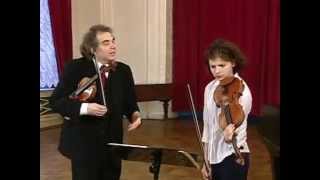 Zakhar Bron teaches Bach Violin Concerto in A Minor BWV No 1041 [upl. by Norford]