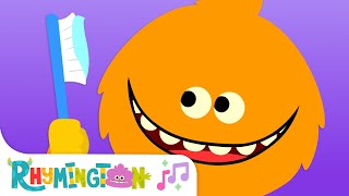 Brush Your Teeth  Monster Songs for Kids  Rhymington Square [upl. by Norrehc299]