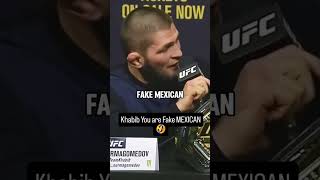 Khabib told Tony Ferguson that he is not a real Mexican ufc mma boxing popmma [upl. by Tolecnal]