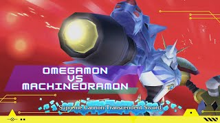 MACHINEDRAMON DEFEATED OMEGAMON  DIGIMON WORLD  NEXT ORDER PC [upl. by Anwahs686]