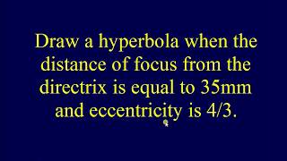 413 Plane Curves Conics Hyperbola [upl. by Nesilla]