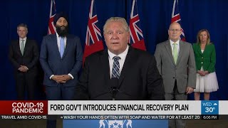 Ford government introduces financial recovery legislation [upl. by Melburn]