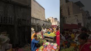 Azad pur sabji mandi chat puja market ❤️🌺 [upl. by Eeniffar]