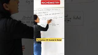 Acetal amp Ketal Formation🔥njchemistry aldehydeketone acetalandketalformation shortsfeed ytshort [upl. by Adnama]