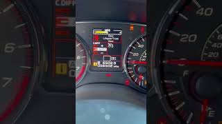 2019 WRX STI Check Engine Light with Drive mode blinking No Access Port [upl. by Icul]