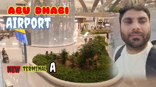 Abu Dhabi New Airport Terminal A Abuzhabi Airport Complete information [upl. by Rbma]