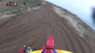 GoPro David Robson Magilligan Mx main track [upl. by Ettennad885]