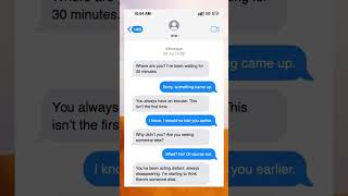 GIRL ACUSES BOY OF CHEATING messages the end 🤣 [upl. by Mouldon]