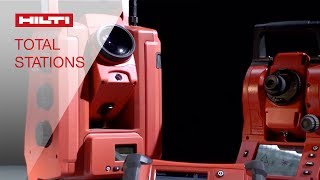 INTRODUCING the Hilti Robotic and Mechanical Total Stations [upl. by Yrennalf433]