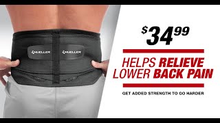 Mueller Lumbar Support Back Brace [upl. by Jerrilyn]