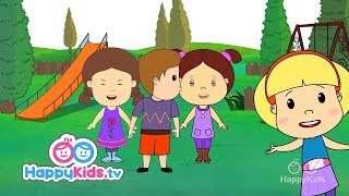 Georgie Porgie  Nursery Rhymes For Kids  Baby Songs  Happy Kids  Pattie and Pixie Show [upl. by Epuladaugairam]