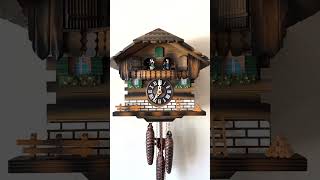 1978 German Musical Chalet cuckoo clock Plays “Blaue Donau Walzer” amp “Geschichten aus Wienerwald” [upl. by Gilus]