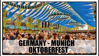 GERMANY  OKTOBERFEST  SPATENBRÄU  Ochsenbraterei Spaten Festhalle [upl. by Ambrosia973]