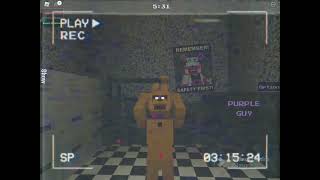 Fnaf springlock failure Roblox gameFazbears revamp RP P2￼ [upl. by Oira670]