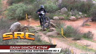 Isaiah Sanchez 274M FEB 25TH Southridge USA Downhill Mountain Bike Race Winter Series Rd 4 [upl. by Emmi]