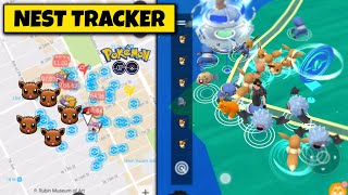 Pokémon Go new Nest tracker  Pokémon go Rare Pokémon Nest  Unlimited Rare Pokémon Location [upl. by Daggna]