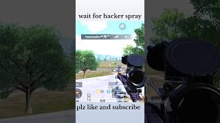 Wait for hacker spray 😱  shorts shortvideo ytshorts trending viral video pubg [upl. by Caty]