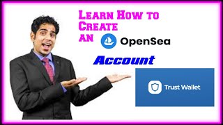 How to Create an Opensea Account  Via Trust Wallet [upl. by Kusin]