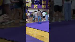 High school football intro Assembly day Comment if you can see me in the video😅Followme varsity [upl. by Ardeha]