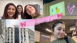 UNİVERSİTETİN İLK GÜNÜ🏫🎀🌟 XƏZƏR UNİVERSİTETİ  UNİVERSİTET VLOG 1 khazaruniversity [upl. by Pillsbury225]