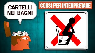 Come interpretare i cartelli nei bagni pubblici [upl. by Campbell]