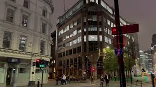 Night view of Aldgate  places to visit in London 2024 [upl. by Eniortna]