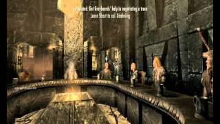 Skyrim Greybeard Council glitch Esbern With FIX [upl. by Ridglea]