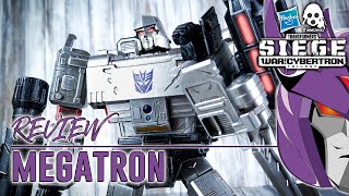 ThreeZero DLX Megatron Review Transformers War For Cybertron  SiegeDeutsch [upl. by Oidgime115]