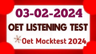 OET Listening Sample For Nurses  Test 29 OET Listening practice test 20 nurses exam online 2024 [upl. by Nasah]