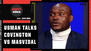 Kamaru Usman explains why he’s intrigued to watch Colby Covington vs Jorge Masvidal  ESPN MMA [upl. by Starr]