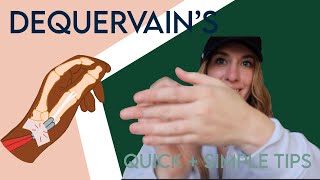 Treat DeQuervains Tenosynovitis  in 5 minutes [upl. by Nnylarej]