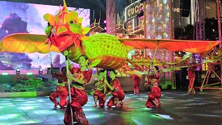 4K 🇹🇭 Chinese New Year 2024  Amazing Dragon Dance and Lion Dance in Bangkok Iconsiam [upl. by Naleek]