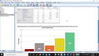 Análisis de Datos Descriptivos SPSS V26 [upl. by Aicilec]