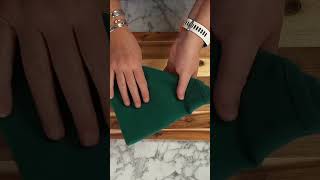 Christmas Tree Napkin Tutorial [upl. by Bili]