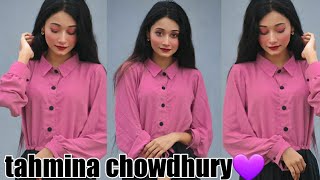 tahmina chowdhury prity new tik tok videoTikTok [upl. by Aitnauq]