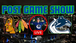 Blackhawks vs Canucks POST GAME SHOW [upl. by Yztim771]