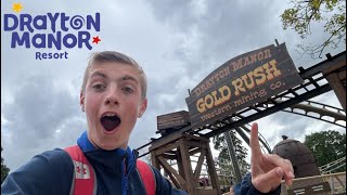 Riding the UK’s newest rollercoaster for the FIRST TIME Gold Rush [upl. by Notserk]