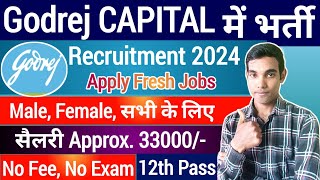 Godrej Capital Recruitment 2024  Godrej Finance Job Vacancy  Godrej Industries Jobs [upl. by Nibroc415]