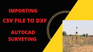 csv to dxf I how to import csv file to autocad I csv to dxf convert I autocad csv dxf [upl. by Llennoc]