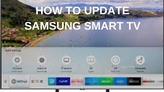 HOW TO UPDATE SAMSUNG SMART TV I AND INSTALL FREE APP TO WATCH TV [upl. by Oirretno959]